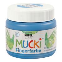 Creativ Company Mucki vingerverf blauw, 150ml