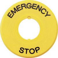 Idec HAAV-27 HAAV-27 Opschriftbord Met NOT-AUS schakelaar EMERGENCY STOP 1 stuk(s) Piece - thumbnail