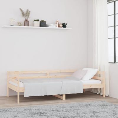 Slaapbank zonder matras 80x200 cm massief grenenhout