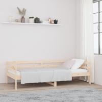 Slaapbank zonder matras 80x200 cm massief grenenhout