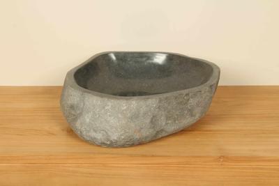 Flussstein Waschschale RM030341, 49x46x15 cm