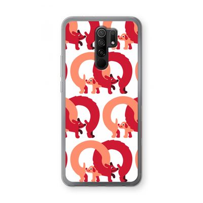 Dogs: Xiaomi Redmi 9 Transparant Hoesje