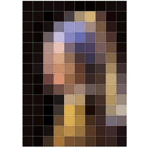 IXXI Meisje met de Parel Pixel Wandsysteem 160 x 180 cm