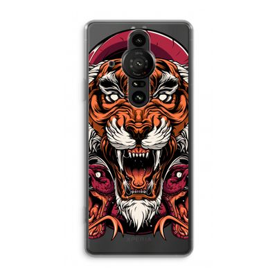 Tiger and Rattlesnakes: Sony Xperia Pro-I Transparant Hoesje