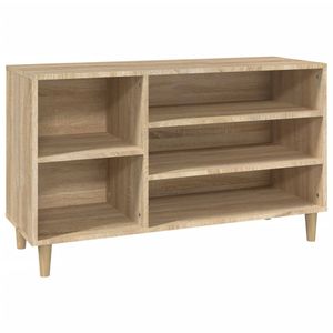 vidaXL Schoenenkast 102x36x60 cm bewerkt hout sonoma eikenkleurig