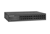 NETGEAR GS324 Unmanaged Gigabit Ethernet (10/100/1000) Zwart - thumbnail