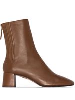 Aquazzura bottines Saint Honore 50 mm - Marron