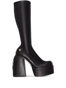 NAKED WOLFE bottes Spice à plateforme 140 mm - Noir