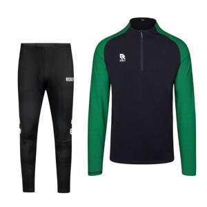 Robey Performance Half-Zip Trainingspak Zwart Groen