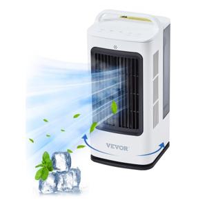 VEVOR Draagbare Airconditioner 4-in-1 Verdamper Luchtkoeler 1700ml Watertank Timer