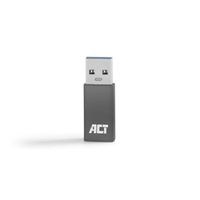 ACT AC7375 tussenstuk voor kabels USB Type-C USB Type-A Grijs - thumbnail