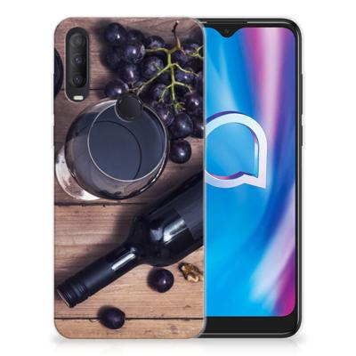 Alcatel 1S (2020) | Siliconen Case | Wijn