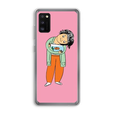 Visknuffel: Samsung Galaxy A41 Transparant Hoesje
