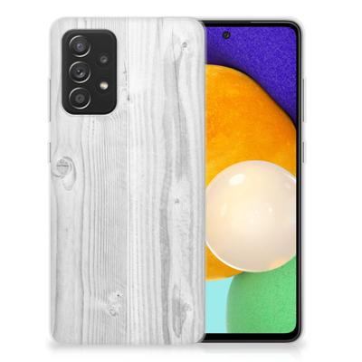 Samsung Galaxy A52 (5G/4G) | Bumper Hoesje | White Wood