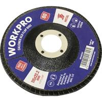 WorkPro WP407517 Lamellenschuurschijf Diameter 115 mm Boordiameter 22.2 mm 10 stuk(s)