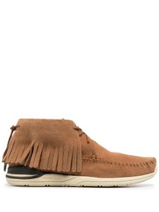 visvim baskets à franges - Marron