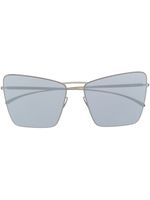 Mykita lunettes de soleil à monture géométrique - Argent - thumbnail