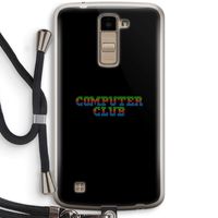 Retro: LG K10 (2016) Transparant Hoesje met koord