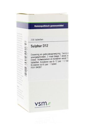 VSM Sulphur D12 (200 tab)