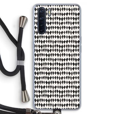 Crazy shapes: Oppo A91 Transparant Hoesje met koord