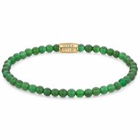 Rebel and Rose RR-40106-G Armband Green Harmony Gold 4 mm