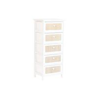 Ladenkast Home ESPRIT Wit Cottage Decapé 40 x 29 x 90 cm