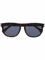 Lanvin lunettes de soleil à monture en D - Marron