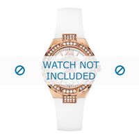 Guess horlogeband W0300L2 Silicoon Wit 21mm Guess horlogeband W0300L2 Silicoon Wit 21mm