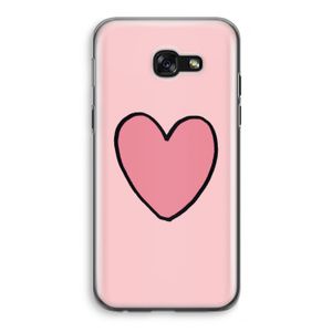 Hartje: Samsung Galaxy A5 (2017) Transparant Hoesje