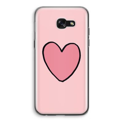 Hartje: Samsung Galaxy A5 (2017) Transparant Hoesje