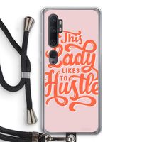 Hustle Lady: Xiaomi Mi Note 10 Transparant Hoesje met koord