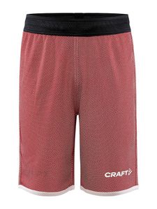 Craft 1911117 Progress Rev. Basket Shorts Jr - Bright Red/White - 122/128