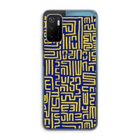 Majorelle Blue Print: Xiaomi Poco M3 Pro 5G Transparant Hoesje