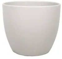 Floran bloempot boule 13,5x12 cm taupe mat