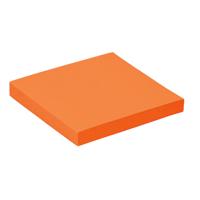 Memoblok quantore 76x76mm neon oranje | 6 stuks