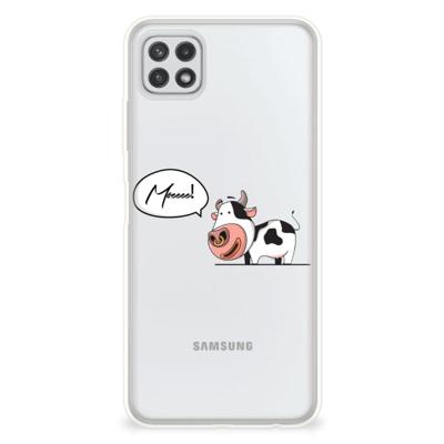 Samsung Galaxy A22 5G Telefoonhoesje met Naam Cow Samsung Galaxy A22 5G Telefoonhoesje met Naam Cow