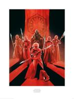 Kunstdruk Star Wars The Last Jedi Snoke and Elite Guards 60x80cm