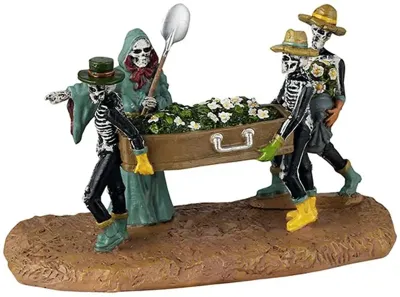 Lemax pushing daisies tafereel Spooky Town 2025