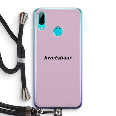 kwetsbaar: Huawei P Smart (2019) Transparant Hoesje met koord