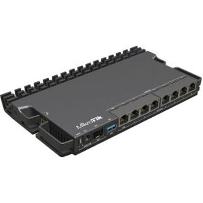 Mikrotik RB5009UPR+S+IN bedrade router 2.5 Gigabit Ethernet, Gigabit Ethernet Zwart