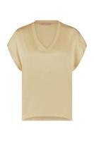 Elzi satin shirt - vanilla - 06969