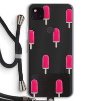 Waterijsje: Pixel 4a 5G Transparant Hoesje met koord
