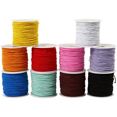 Creativ Company Elastisch koord, dikte 1 mm, 10x25 m/ 1 doos