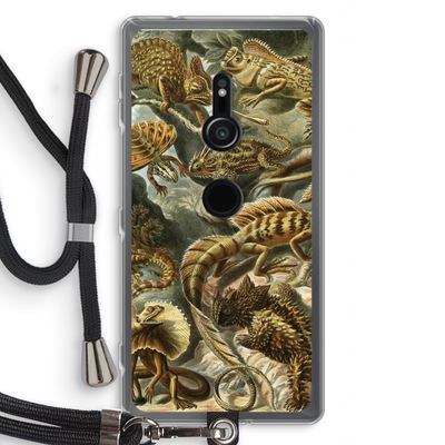 Haeckel Lacertilia: Sony Xperia XZ2 Transparant Hoesje met koord