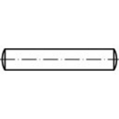 TOOLCRAFT TO-5393457 Cilindrische pen 16 mm Staal 25 stuk(s)