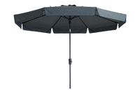 Madison stokparasol Flores luxe grey 300 cm. - thumbnail