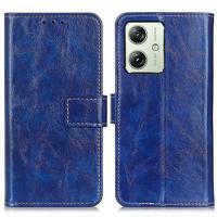 Motorola Moto G54 Wallet Case met Magnetische Sluiting - Blauw