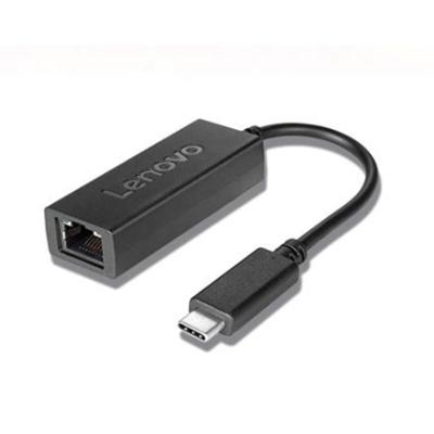 Lenovo USB-C, Netwerk Adapter [1x USB-C stekker - 1x RJ45-bus] 4X90S91831