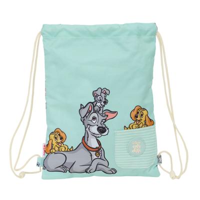 Rugtas met Koordjes Blauw 26 x 34 x 1 cm