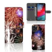 Apple iPhone 11 Pro Max | Wallet Case | met Pasjes | Vuurwerk